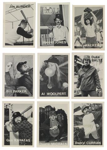 MIKE MANDEL (1950- ) Complete set of 134 Baseball Photographer Trading Cards.